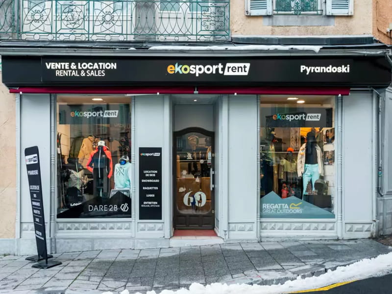 Magasin de location de ski Ekosport-Rent Pyrandoski à 7 Place Maréchal Foch, Cauterets